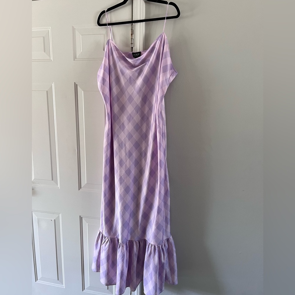JCREW Maxi dress Gingham